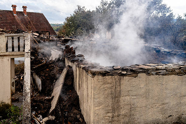 Professional Fire Damage Removal technician working in Maryland, MD